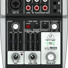 百靈達(dá) BEHRINGER XENYX 302USB5 聲道音頻調(diào)音臺具有USB