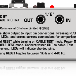 百靈達(dá) BEHRINGER CT100 電纜測試儀