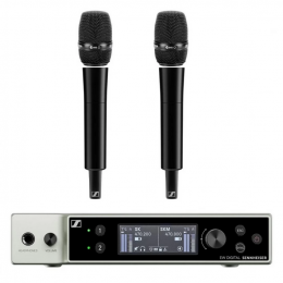 森海塞爾 SENNHEISER EW-DX 865-S雙通道數(shù)字無(wú)線(xiàn)手持套裝（超心形電容）